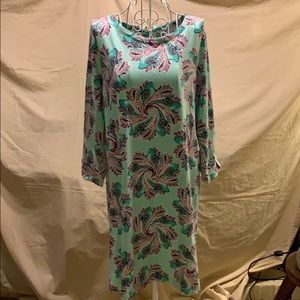 Crown and Ivy knit paisley dress size Med